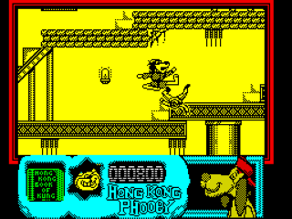 Hong Kong Phooey screenshot 3 for ZX Spectrum
